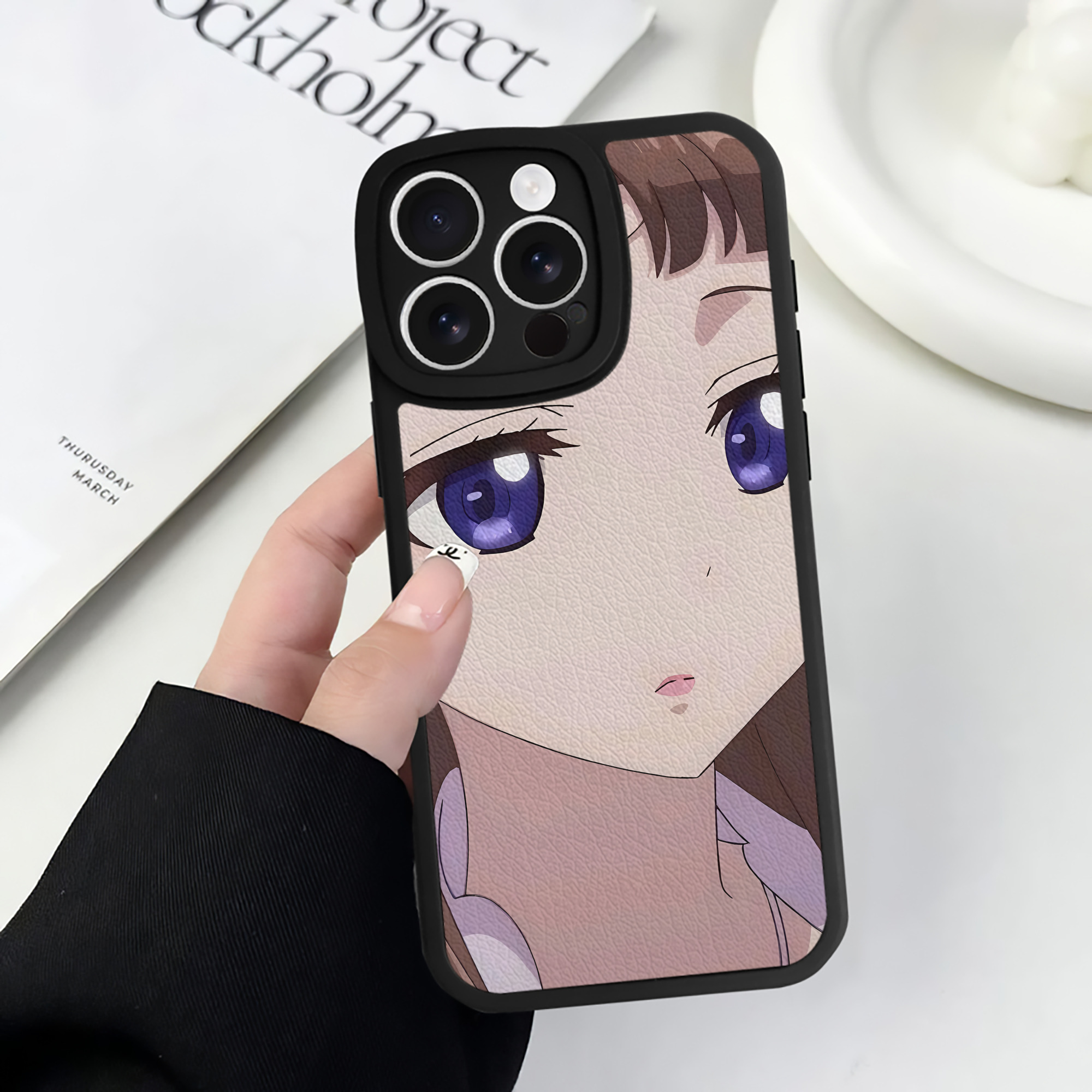 薬屋のひとりごと The Apothecary Diaries 【iPhone 16シリーズ対応】シリコンスマホケース（レザー調） 材質：シリコン